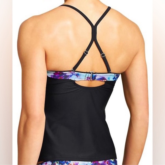 Athleta Floral Fade Bandeau Tankini - Picture 8 of 8